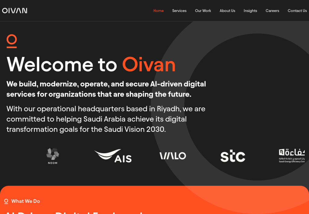 Oivan screenshot