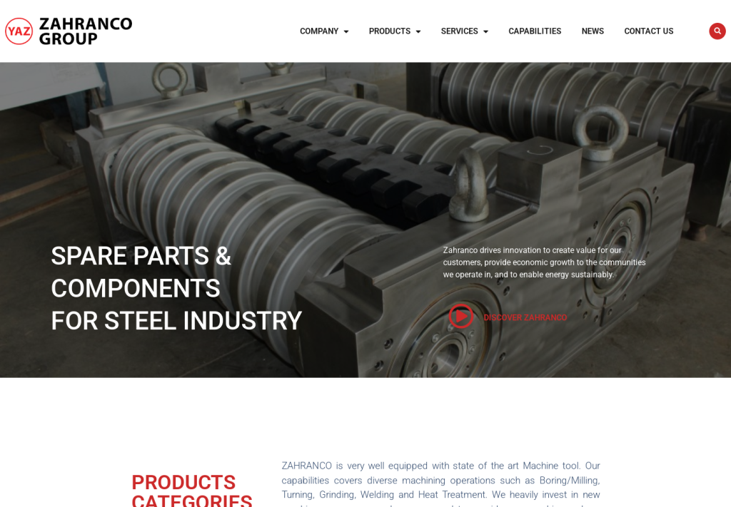 Zahranco Group screenshot